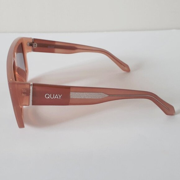NWOT Quay semi-opaque milky caramel & brown lens sunglasses - Picture 10 of 13